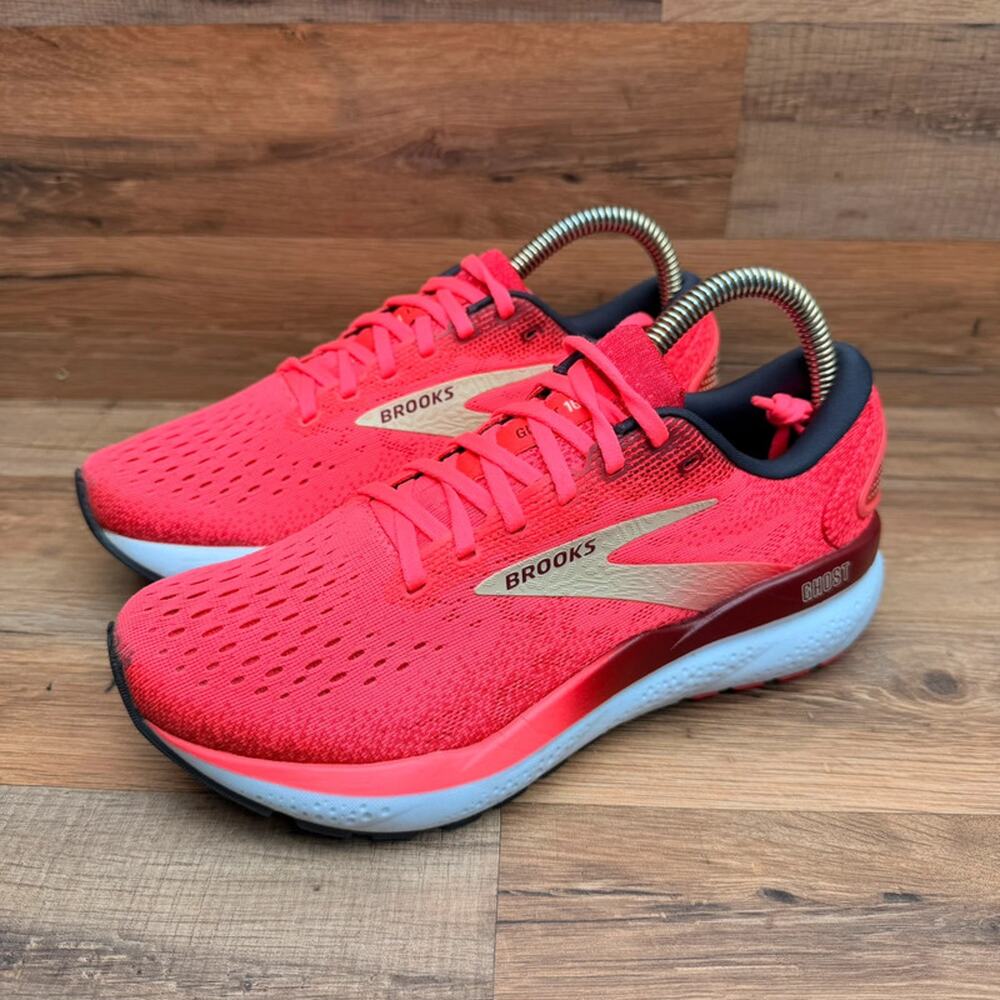 Brooks Ghost 16 women’s size 8 Neutral Running Shoes Pink Sundried